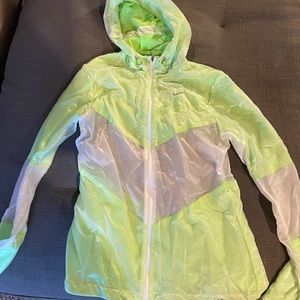 Neon Nike Women’s Running Jacket
